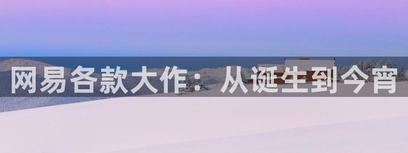 广东im电竞营销策划有限公司：网易各款大作：从诞生到今宵