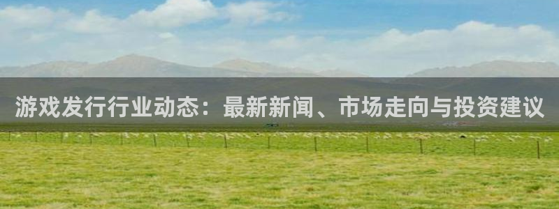 im电竞电子商务有限公司地址：游戏发行行业动态：最新新闻、市场走向与投资建议